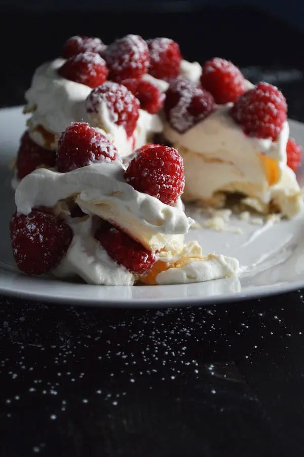 Raspberry Pavlova