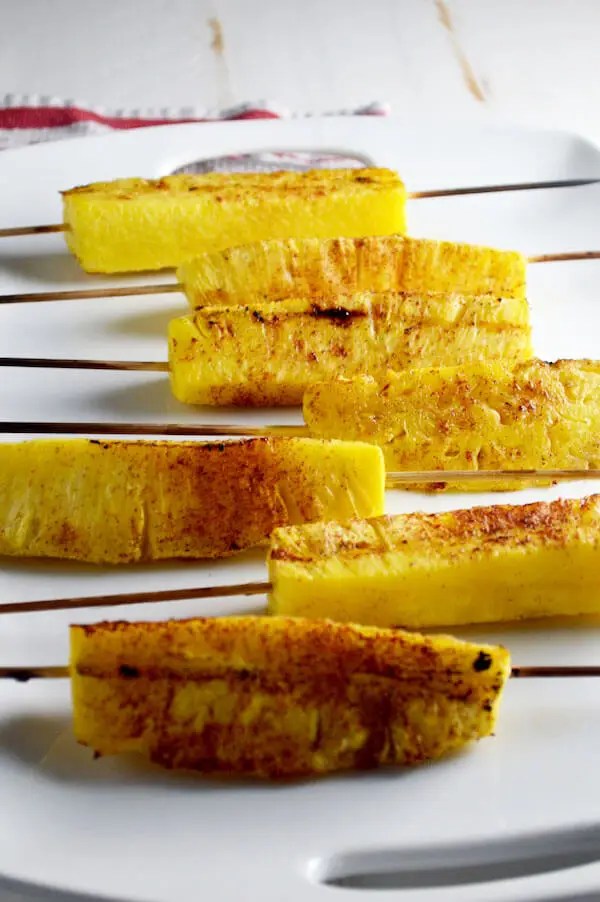 Cinnamon Grilled Pineapple
