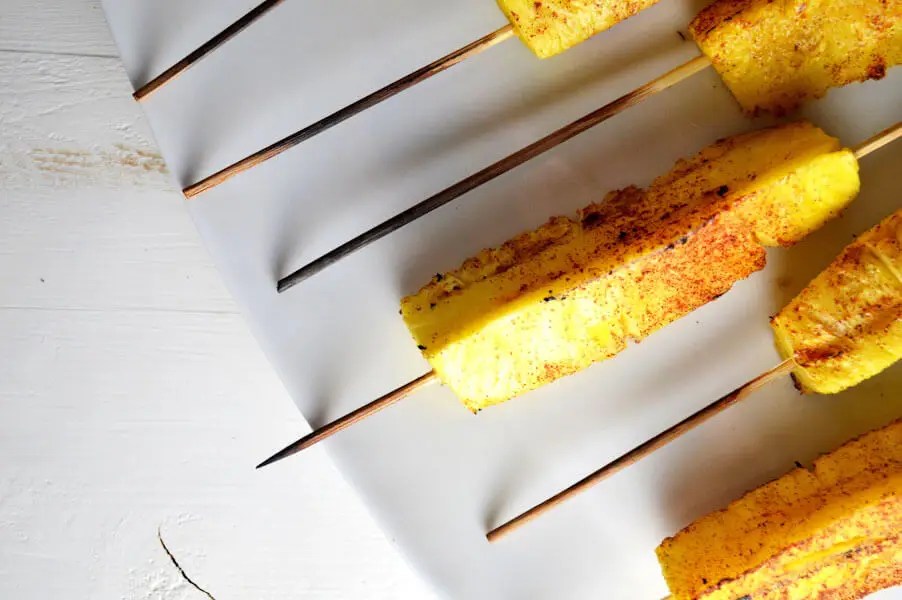 Cinnamon Grilled Pineapple