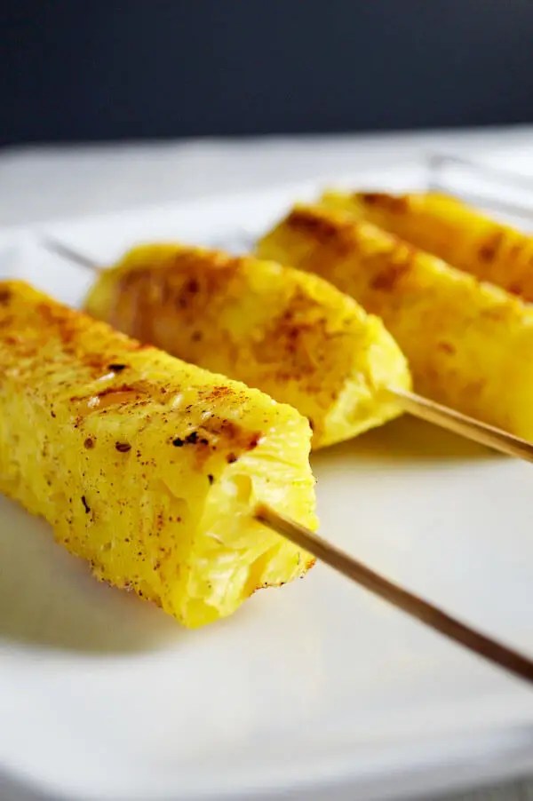 Cinnamon Grilled Pineapple