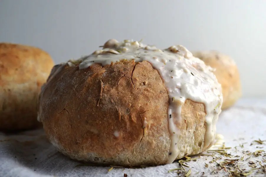 Herbed Bread Bowls