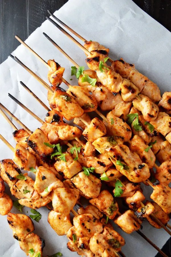 Lemon Lime Chicken Skewers