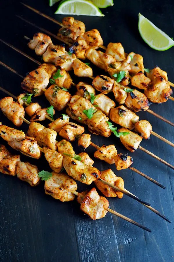 Lemon Lime Chicken Skewers