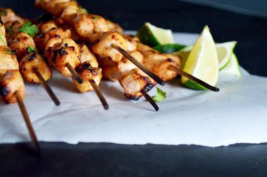 Lemon Lime Chicken Skewers