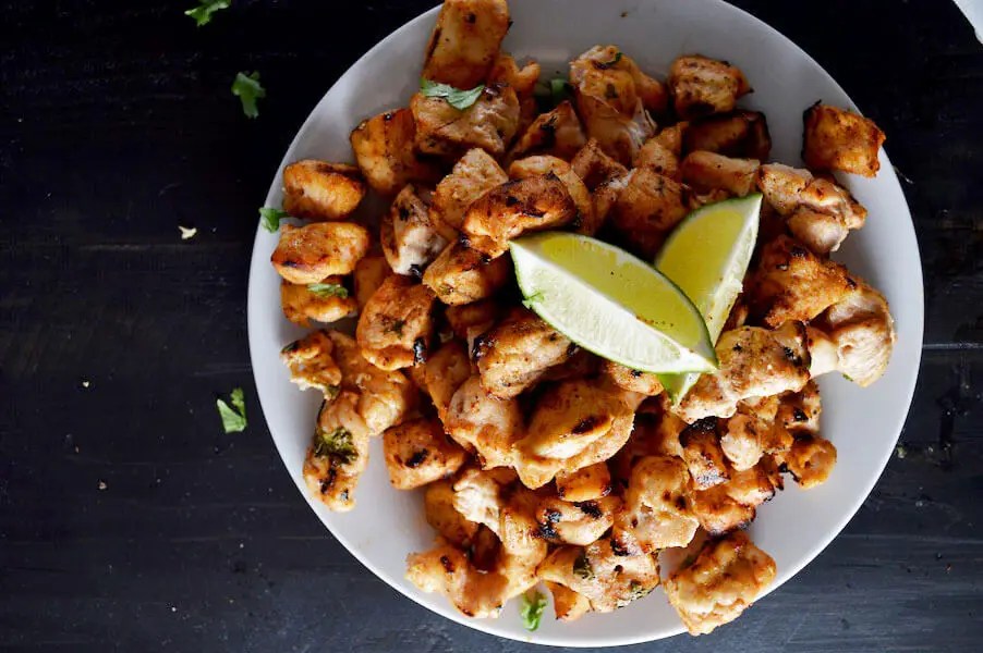 Lemon Lime Chicken Skewers