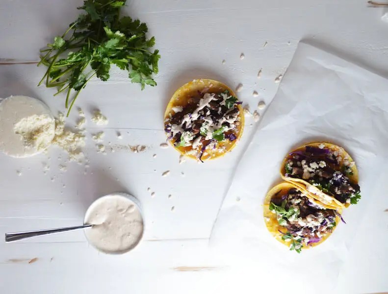 Steak Tacos + Bacon Chipotle Crema