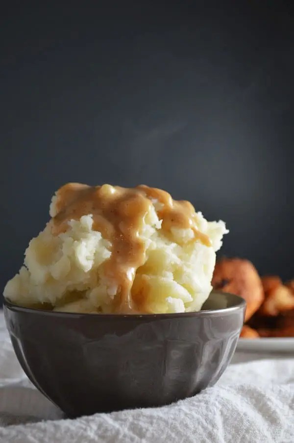 4 ingredient Buttery Mashed Potatoes