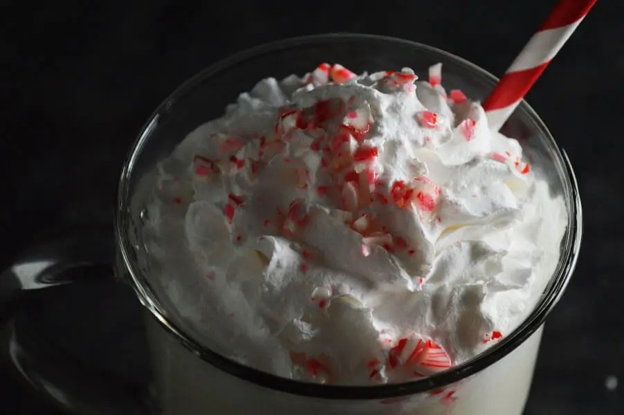 Peppermint White Hot Chocolate