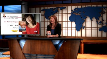 DM on her virtual set