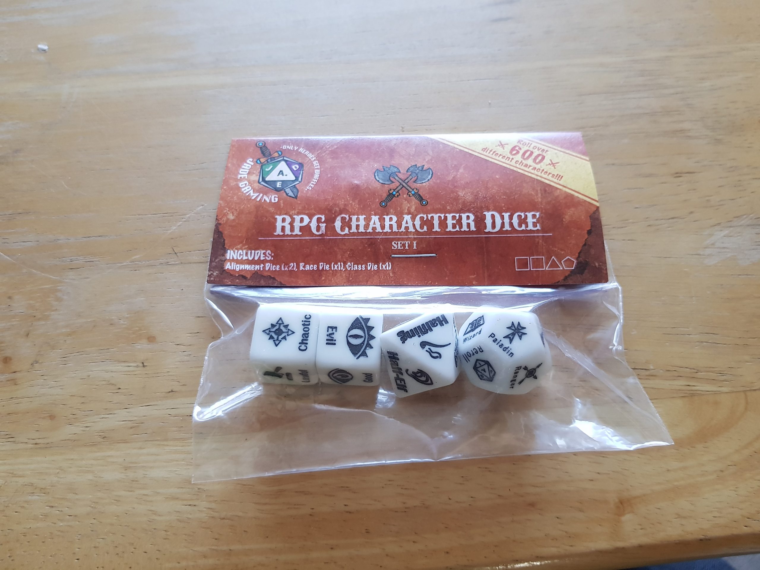 Character Dice Set for 3rd/3.5 Edition