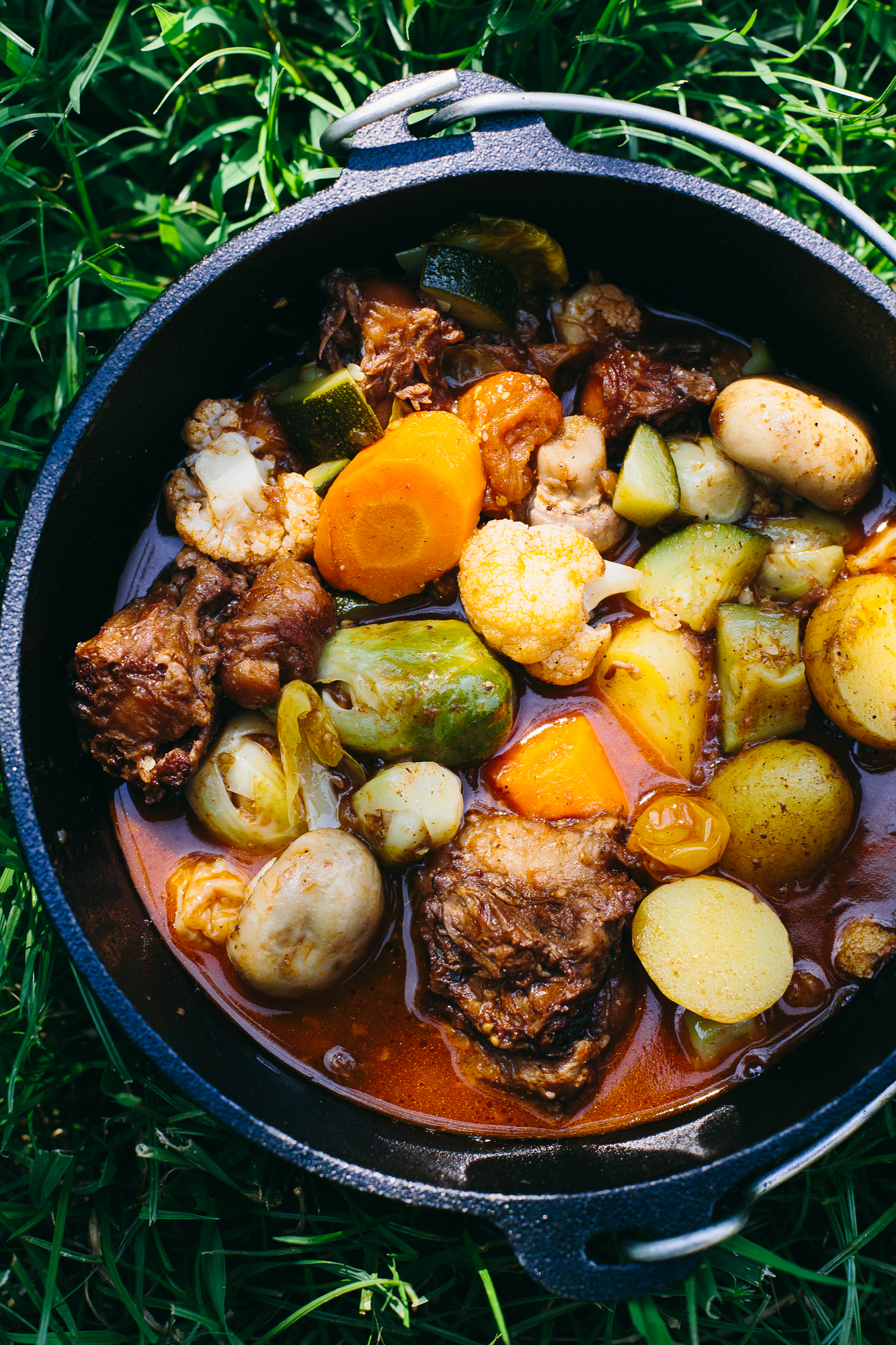 photo How To Make A Nice Beef Potjie potjiekos south african hodgepodge stew gluten free paleo primal whole30 friendly