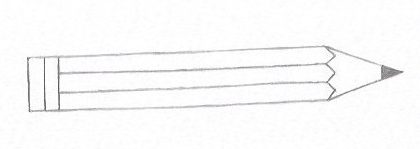 Discover how to draw perspective traditionally, digitally and with the occasional imperfection. How To Draw A Pencil Super Simple The Drawing Journey