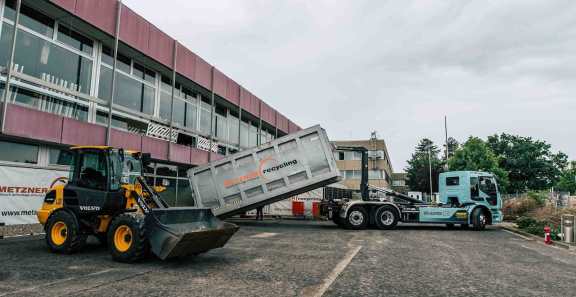 EC230 Geteborgo elektrinis prievadas Vaizdo kreditas: Volvo CE