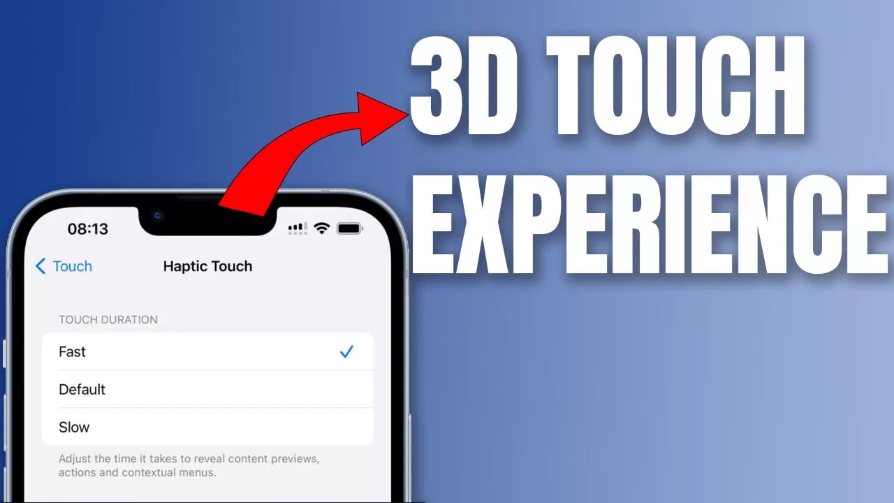 Ios 17 brings back 3d touch-like experience through faster haptic touch option