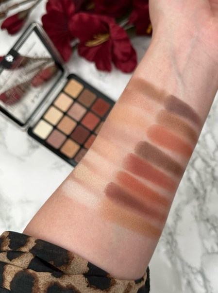 NYX Ultimate Warm Neutrals Swatches