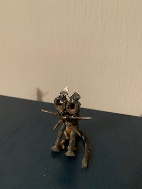 theDWAP-2020-Mini cat-welded-metal-art
