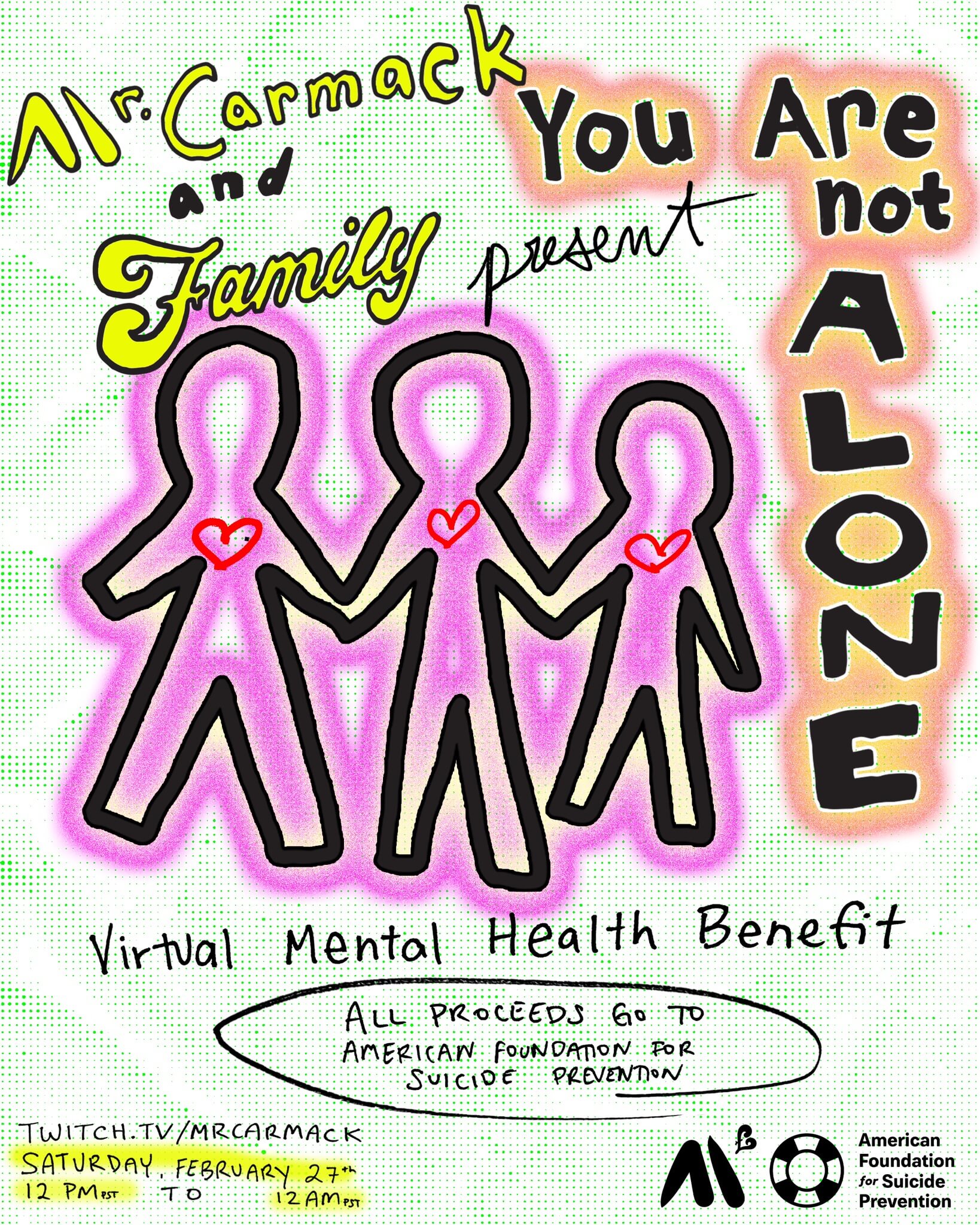 Mr. Carmack & Family - You Are Not Alone