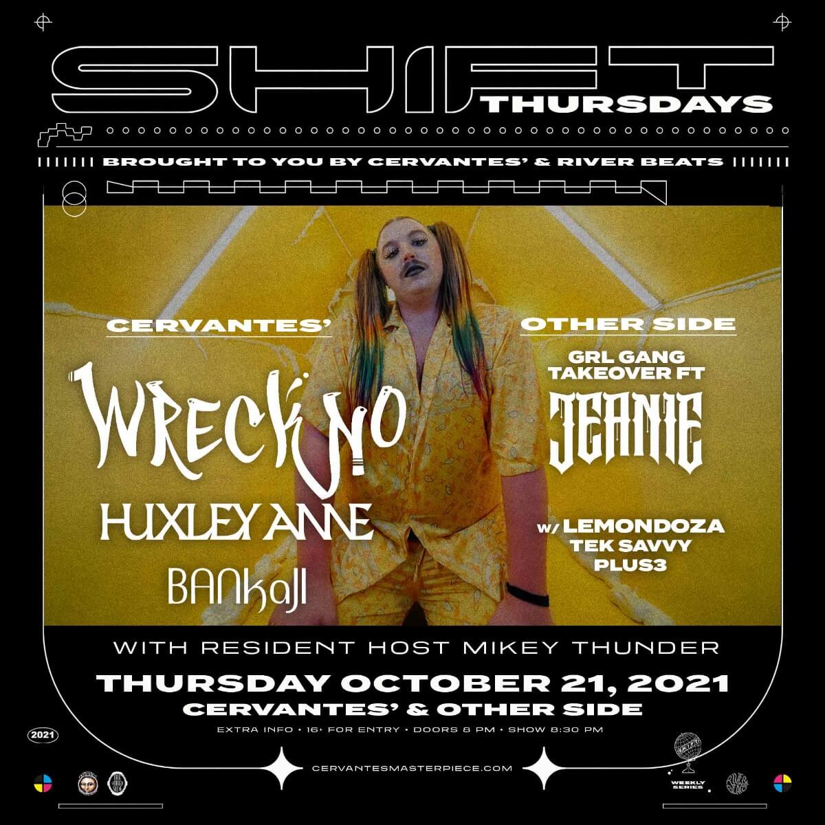 wreckno shift thursday