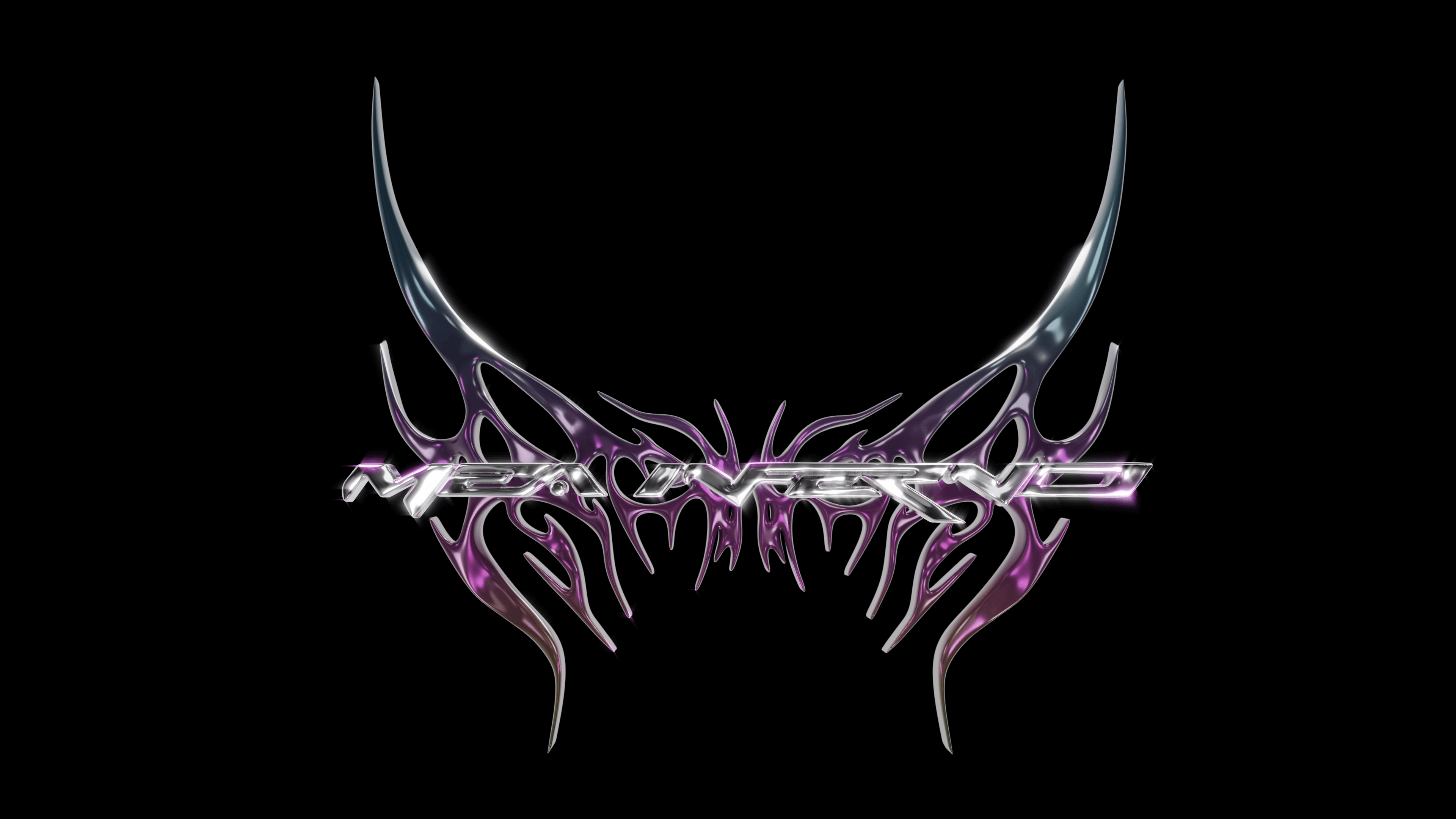 Mae Inferno logo for God Loves Techno release