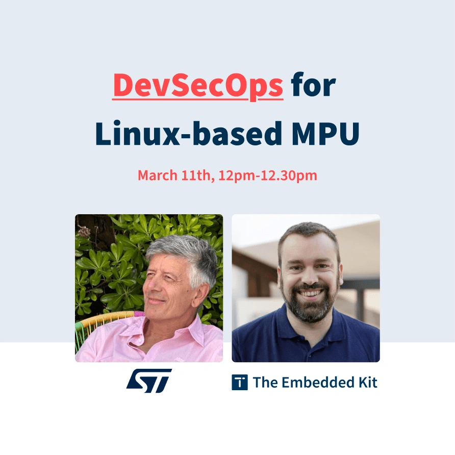 Talk on DevSecOps for Linux with STMicroelectronics - Embedded World 2025