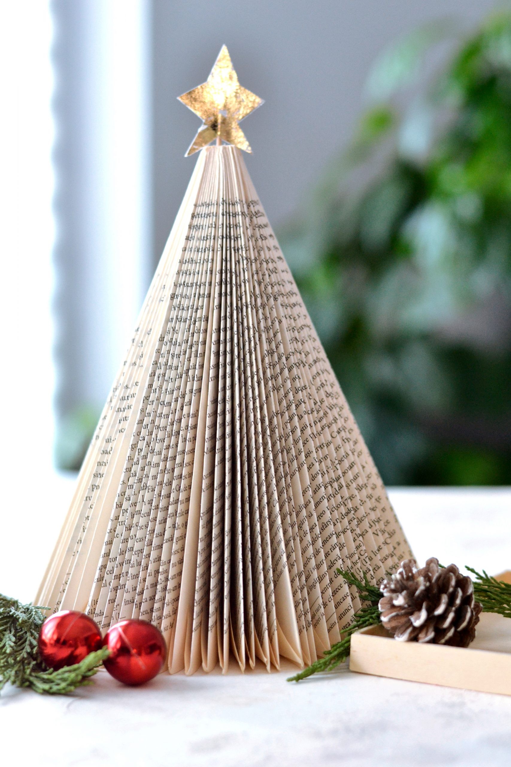 Folded Book Tree