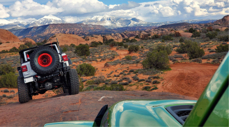 ejs moab jeep gladiator industry hits corvette c8 road