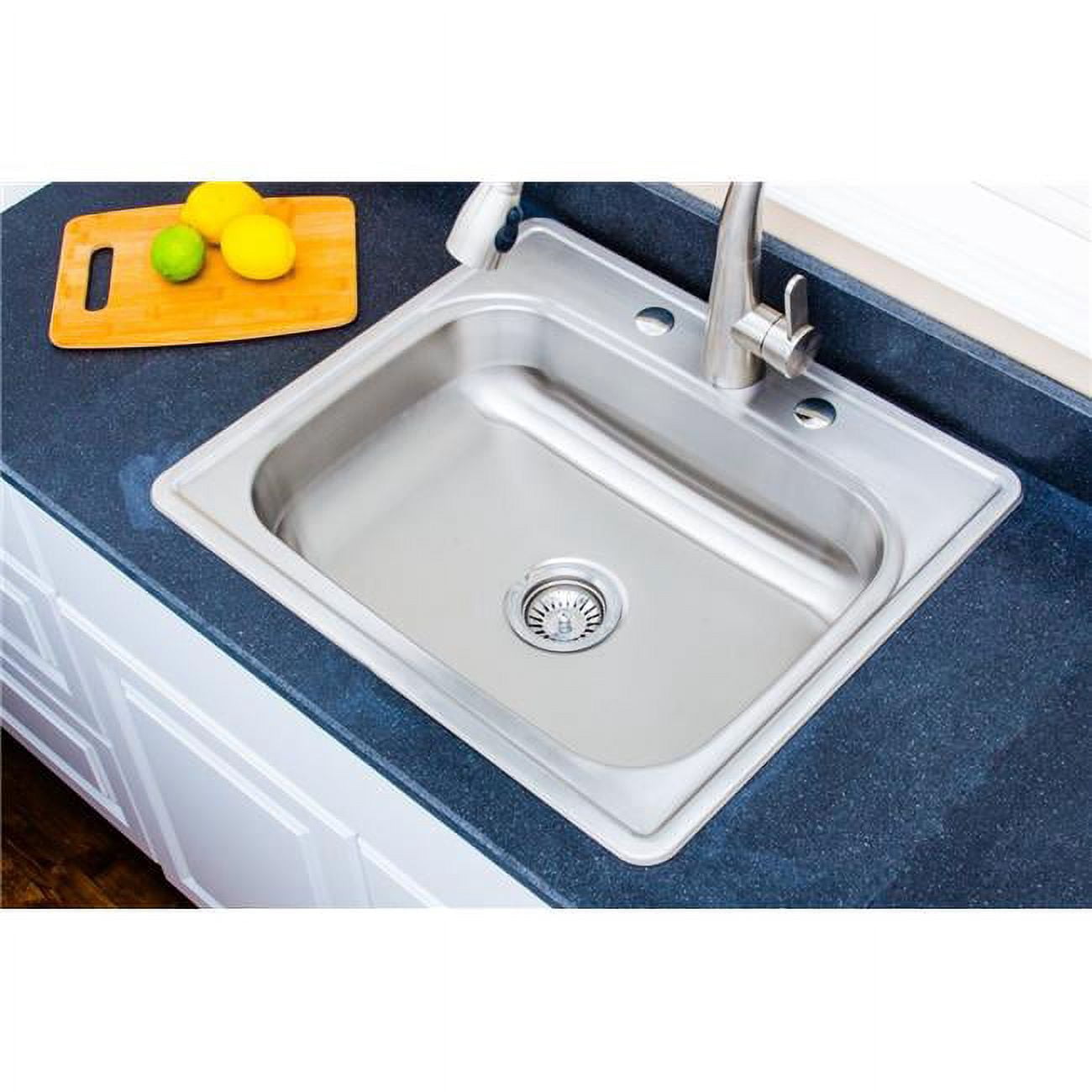 Wells Sinkware T25228-1 25 in. Halsted Top-Mount Stainless Steel