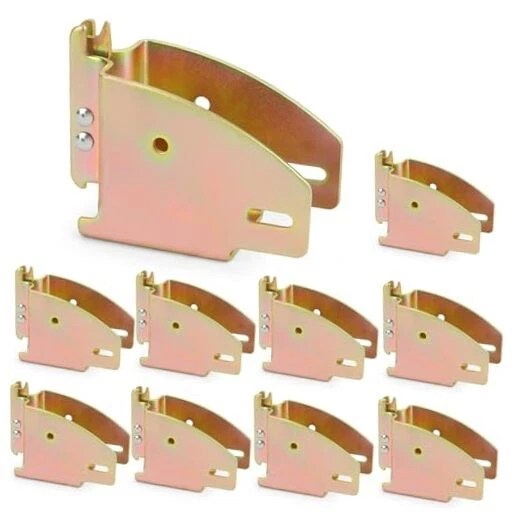 10 Packs E-Track Wood Beam End Socket, E Track Accessories Wood 10