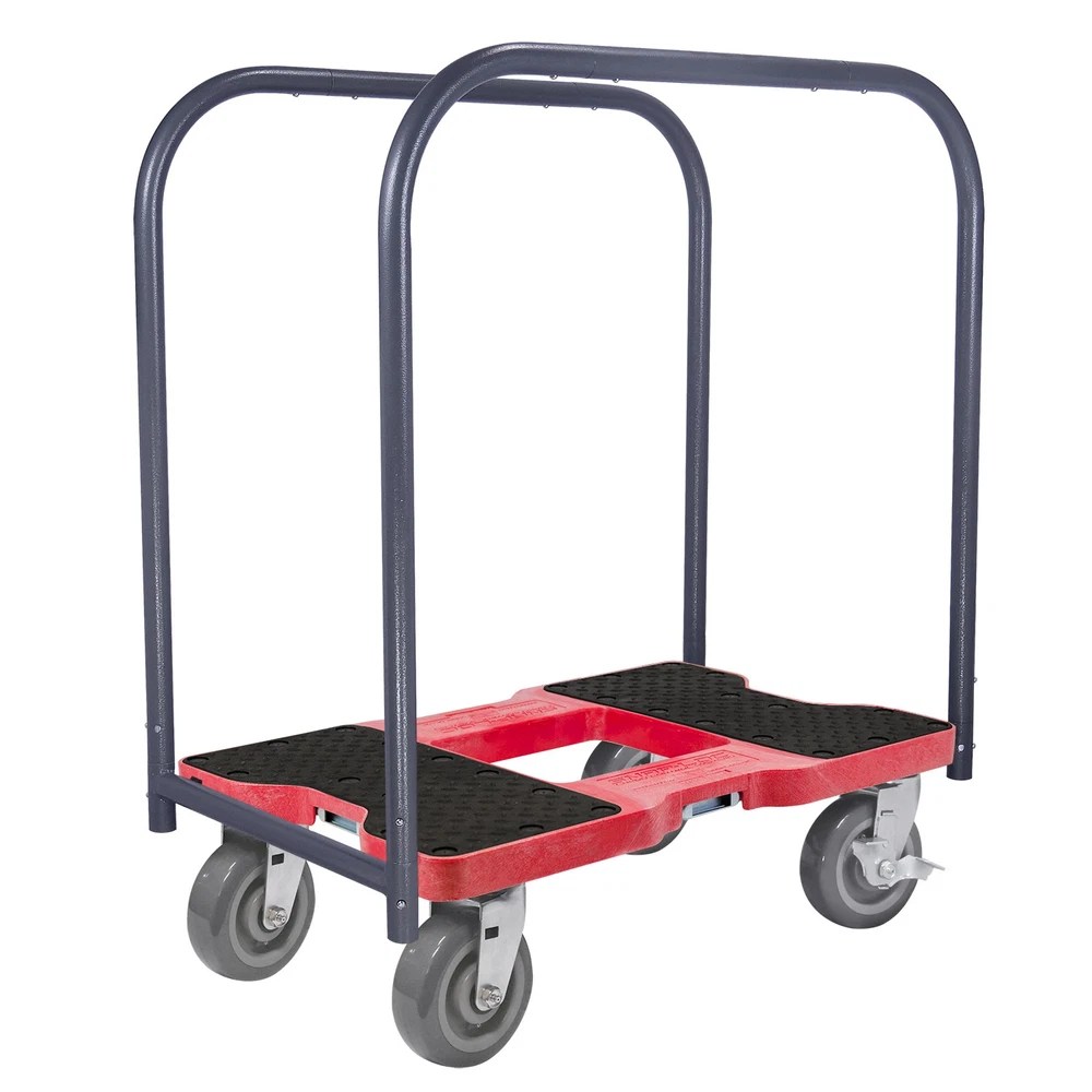 Snap-Loc 1800 Lb Super-Duty Professional E-Track Panel Cart Dolly Red