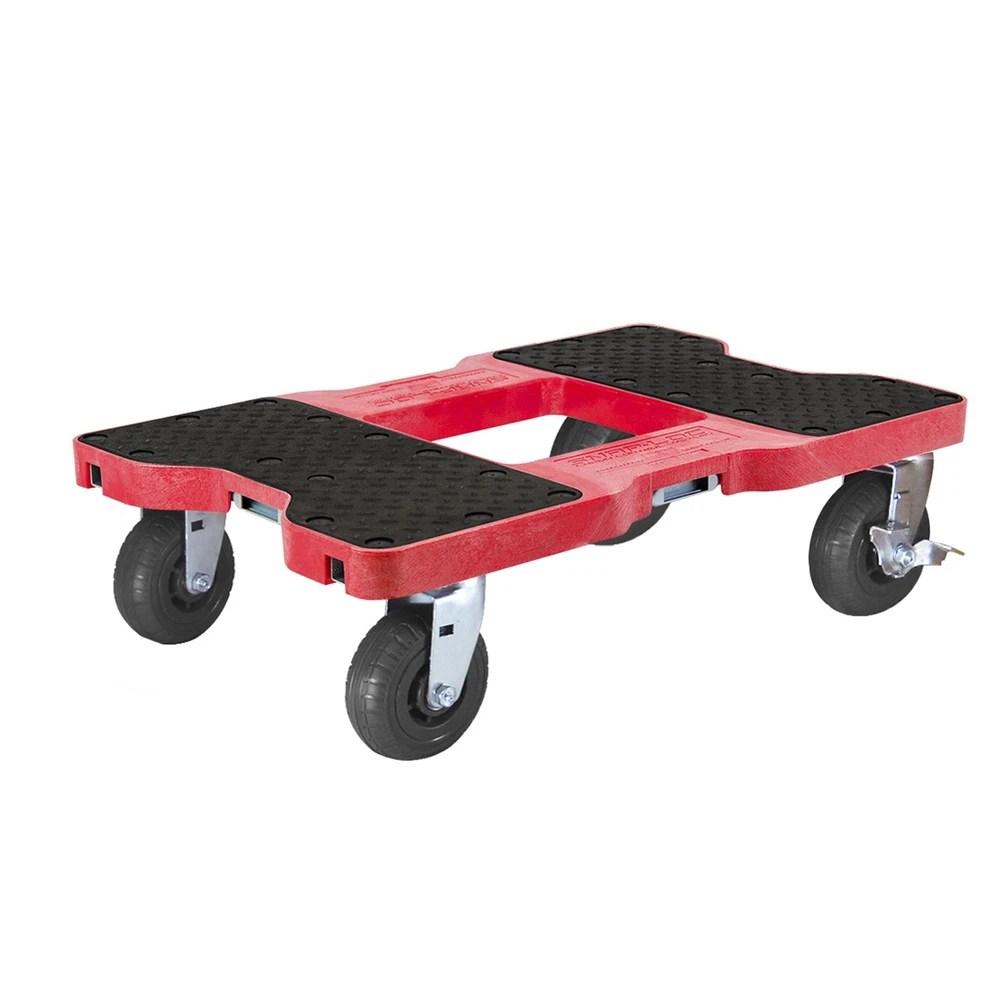 Snap-Loc Dolly Carts 1600 Lb Extreme-Duty E-Track Dolly Red SL1600D6R
