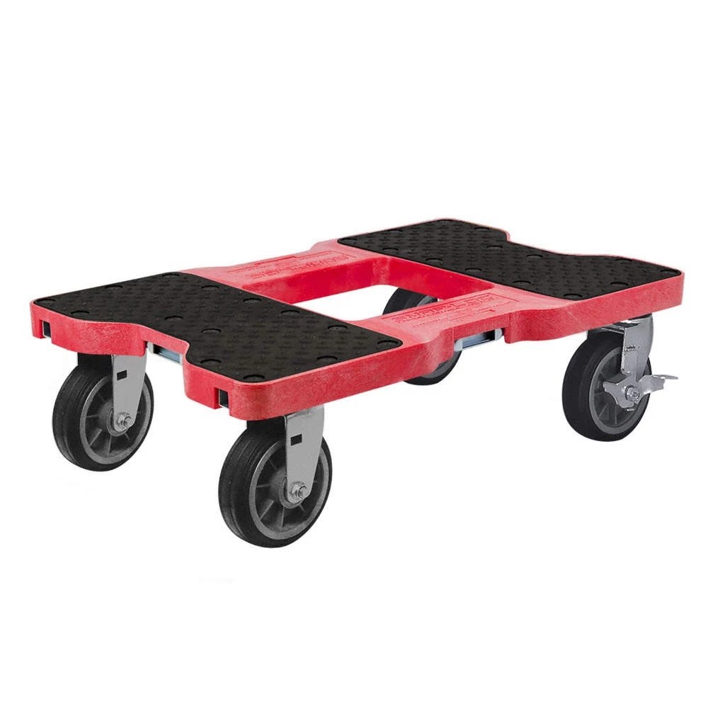 SNAP-LOC SL1500D6R Gen. Prpose Dolly,Open,Flush,1500lb,Red 40AL27