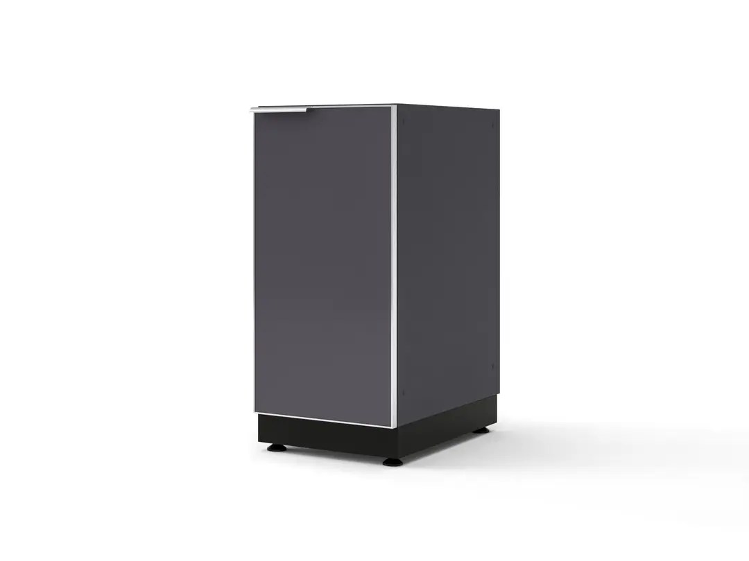 Classic Aluminum Outdoor Kitchen 16 in. 1-Door Cabinet – Slate Gray