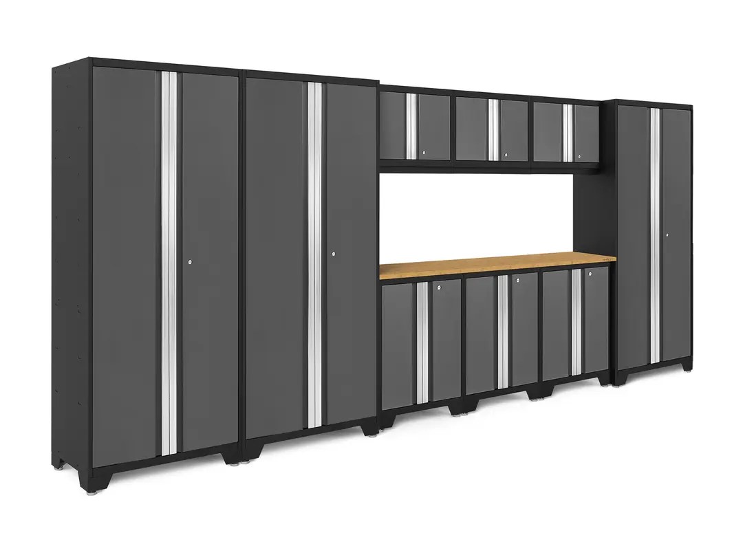 Bold Series 10PC Garage Cabinetry Set · 24-Gauge Steel · Partial