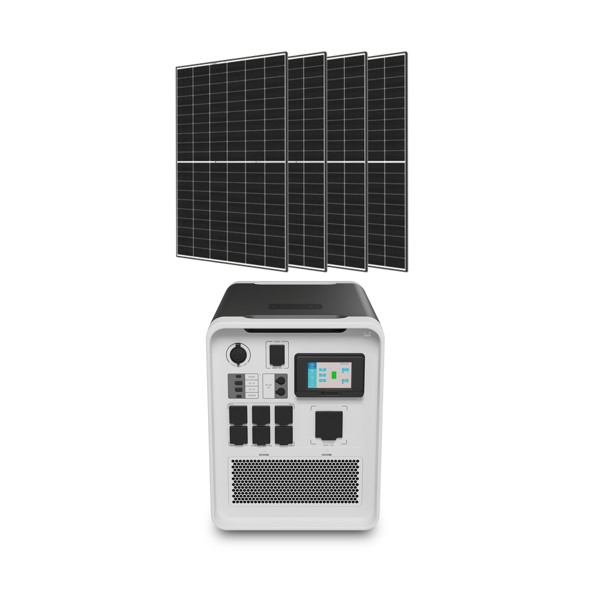 Hysolis Apollo 5K • Base 120V Kit (3kW Output | 5.4kWh Storage
