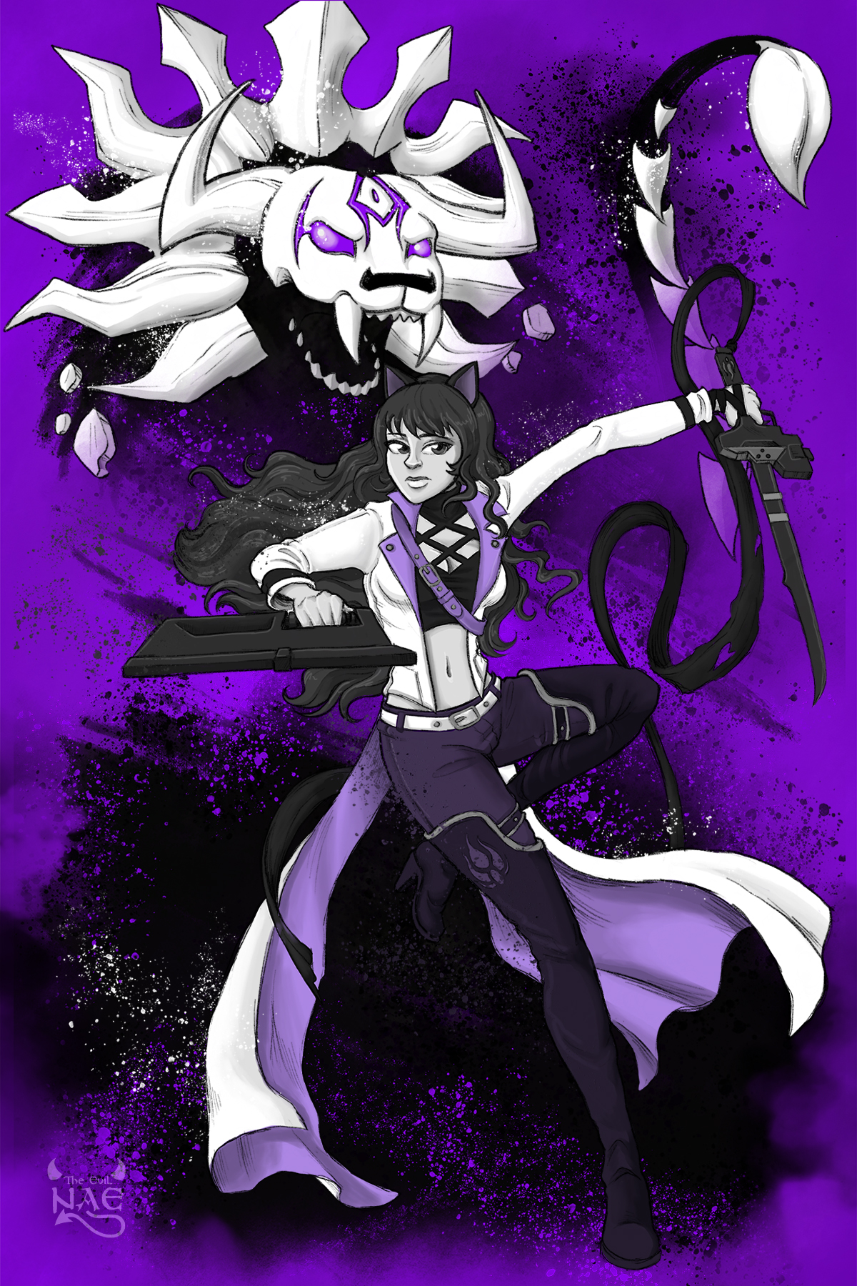 The Evil Nae | RWBY Blake – Art Print