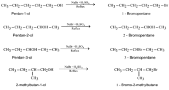 Because alcohols are easily synthesized and easily transformed into other compounds, they serve as important intermediates in organic synthesis. Preparation of Alkyl halides From Alcohols using haloacids, thionyl chloride