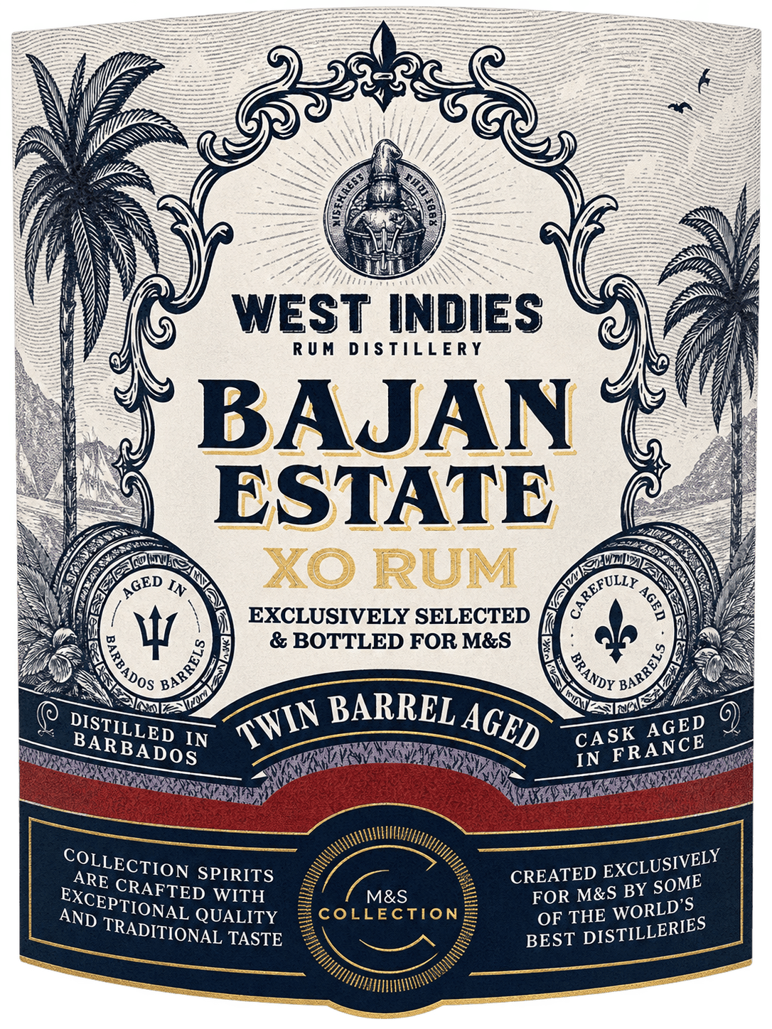 M&S Bajan Estate XO Rum review by the fat rum pirate
