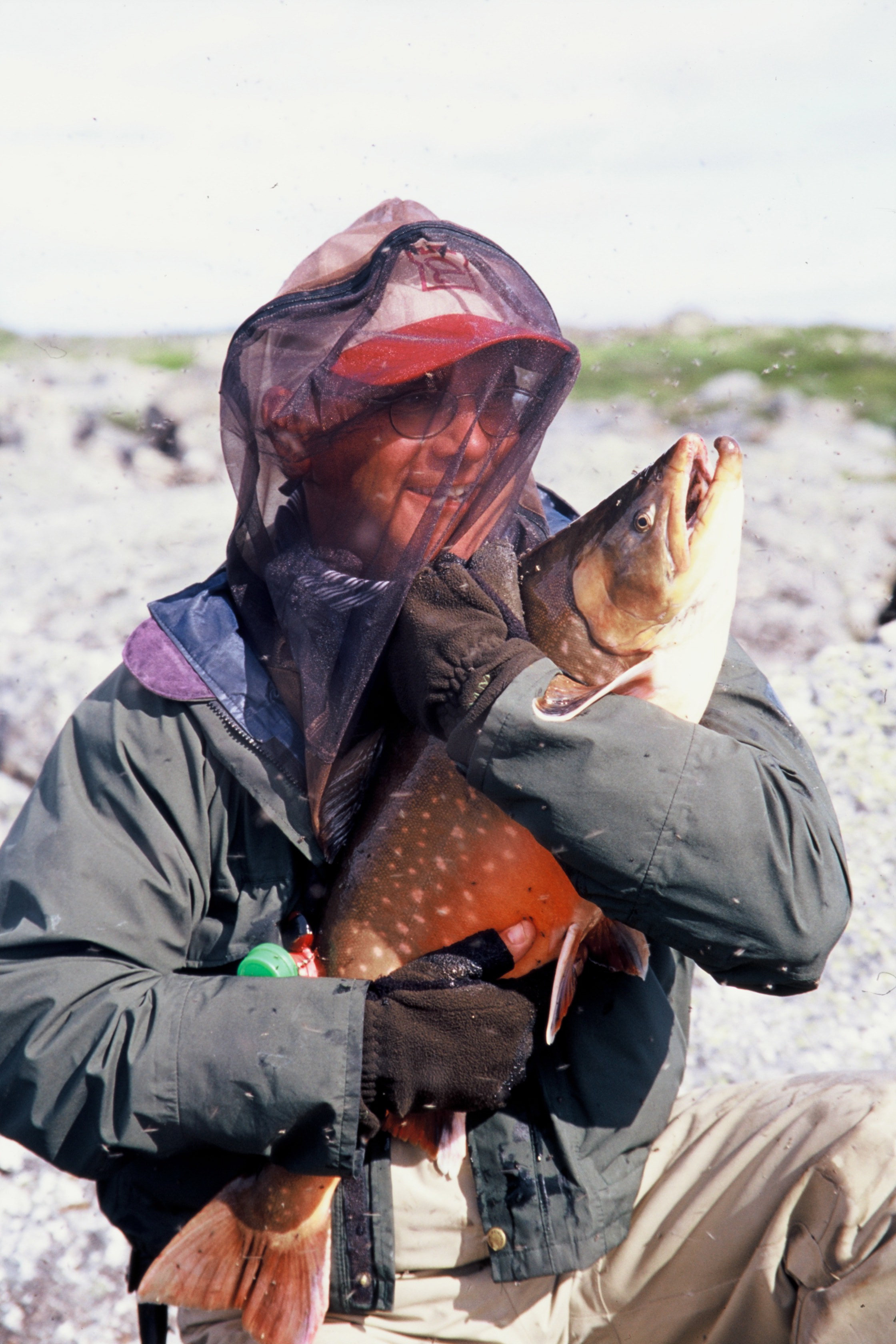 Small flies big fish. Fly fishing for the worlds largest Arctic Char