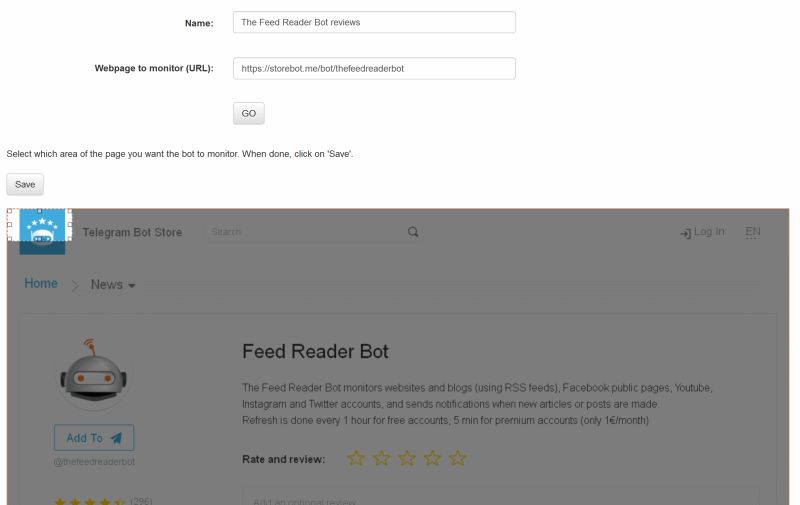 Monitoring Using Screenshots The Feed Reader Bot - Download Creative Dark Design | HD
