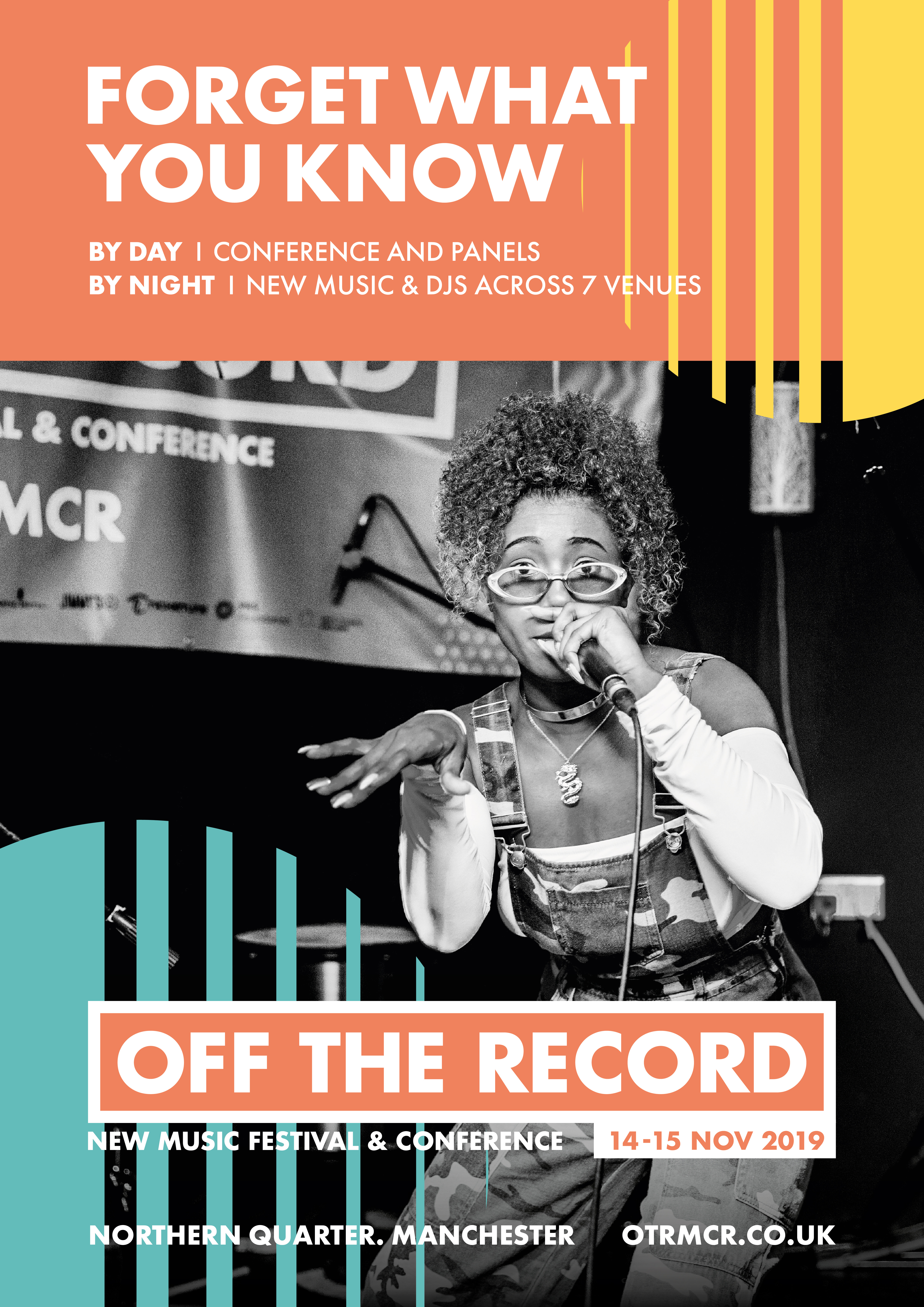 Off the Record Festival Manchester 2019 Poster