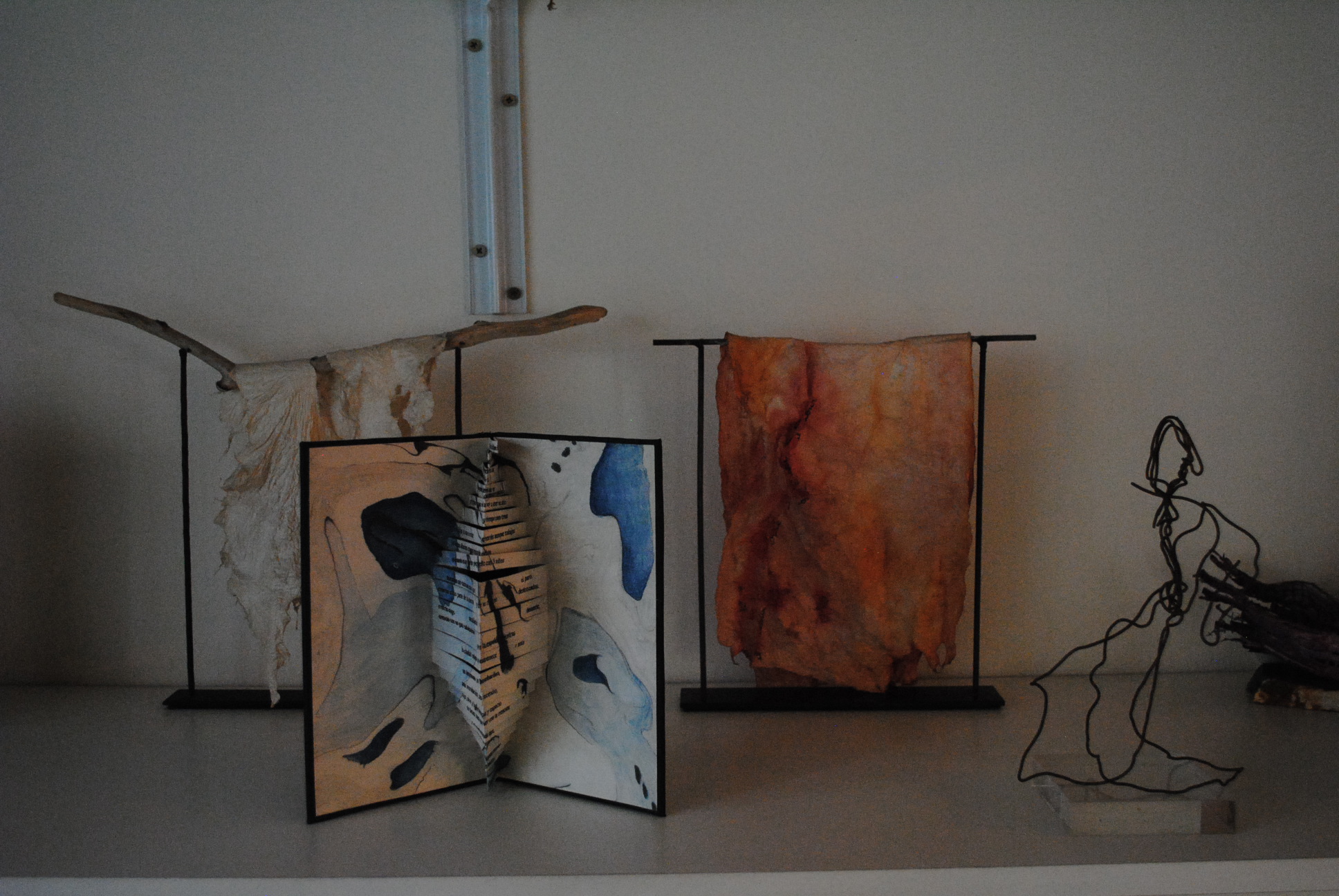 In the Forefront, Silvia's Artist Book Using Bukowski's Poem