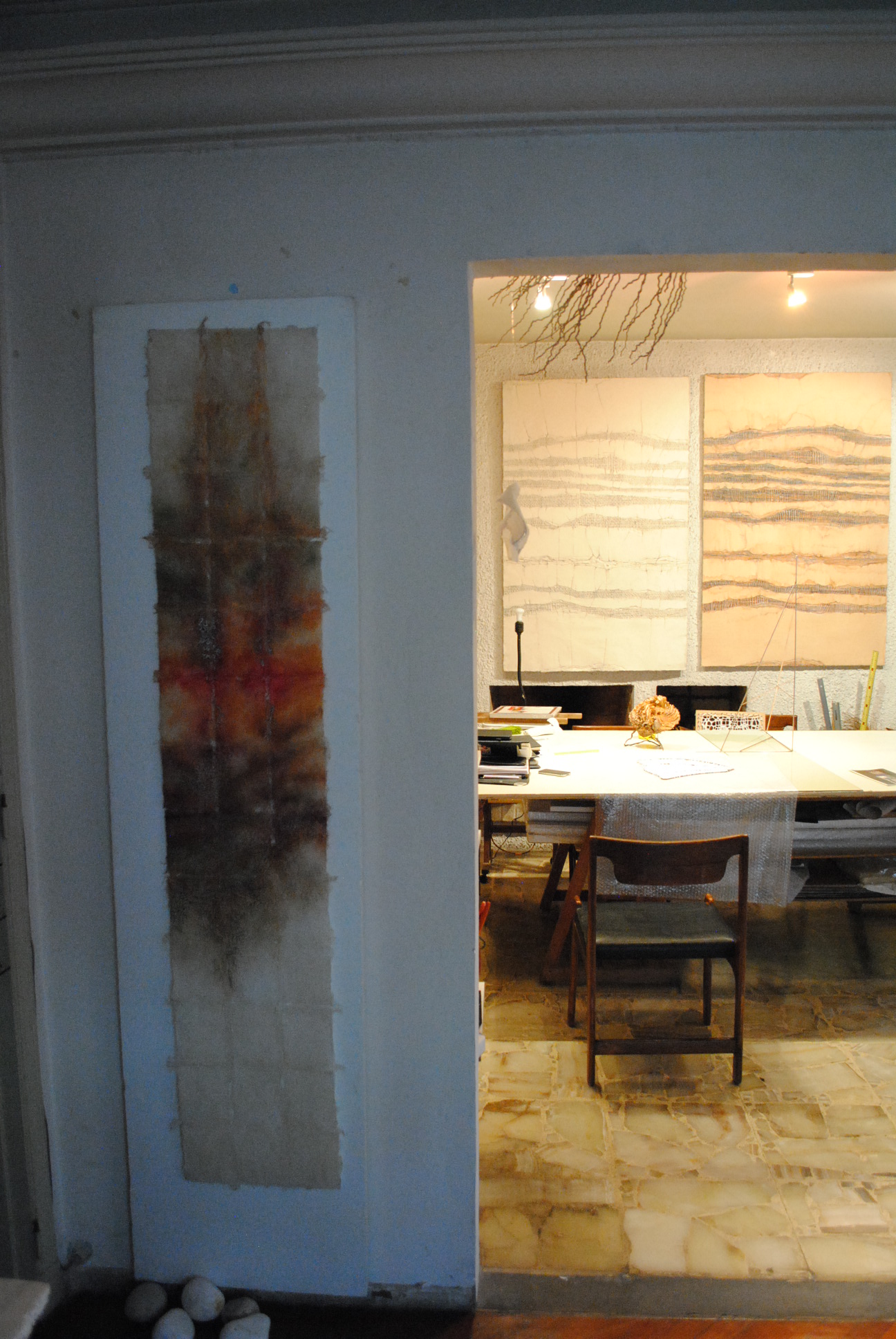 Looking into the Studio from the Gallery