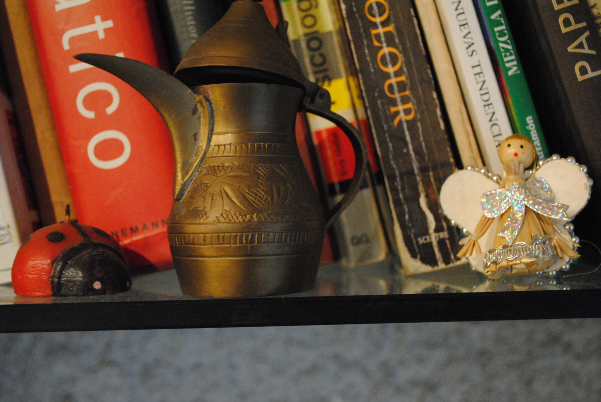 Lovely Collection Displayed on the Bookshelf