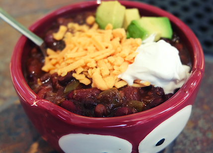 Homestyle Four Bean Chili (Vegan)
