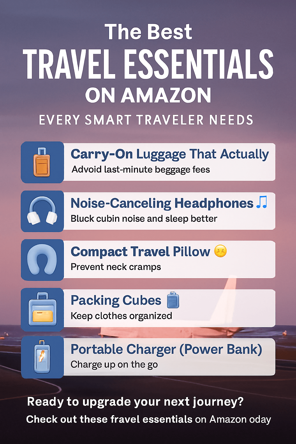 Read more about the article 7 Travel Essentials Airline Pilots Recommend