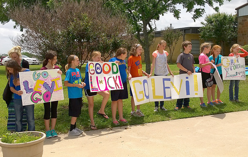 Levi Dowell sendoff 01