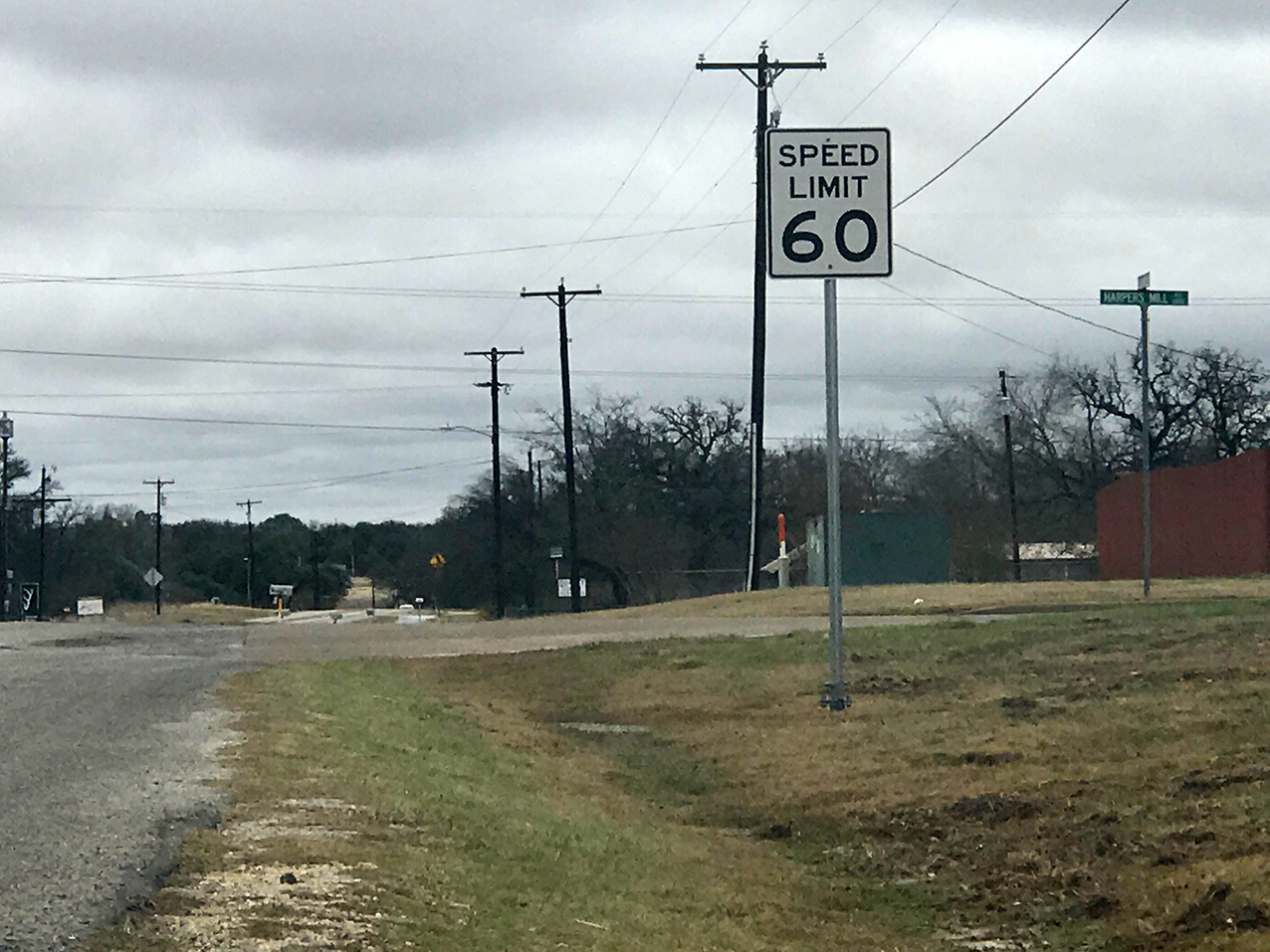 speed sign