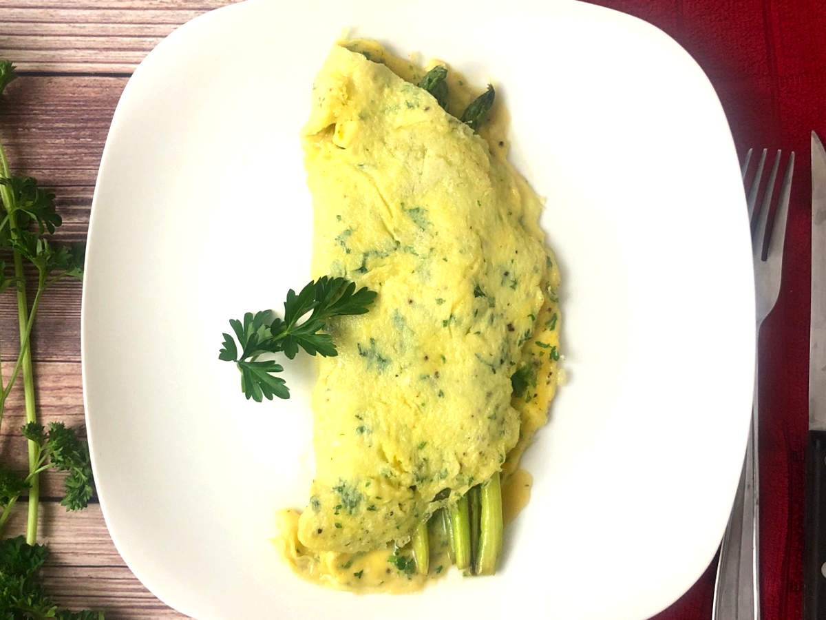 asparagus omelette
