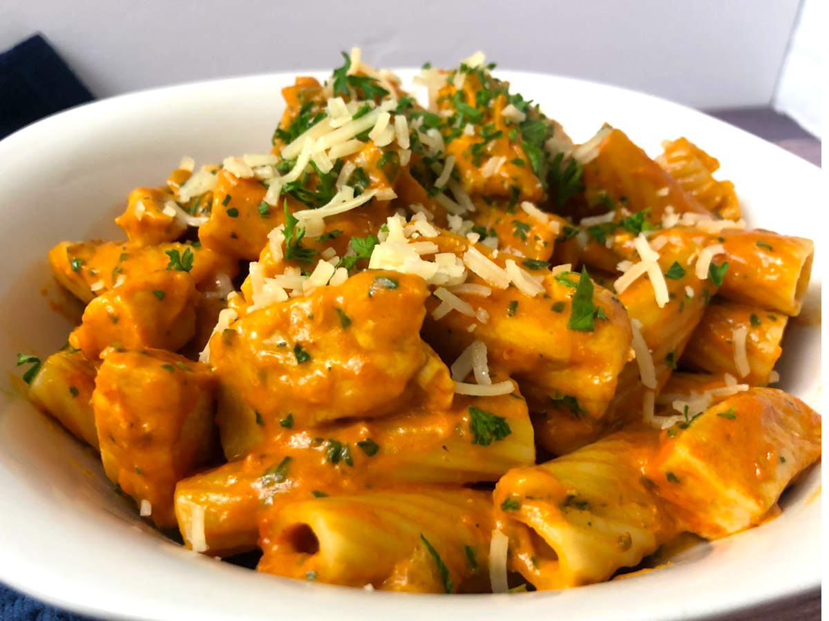 creamy rose sauce pasta