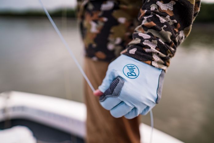 buff aqua glove